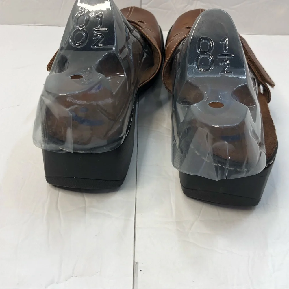 Dr Scholls Sandals Womens Size 7.5 Gel Pac Criss Cross Heel Hook Loop